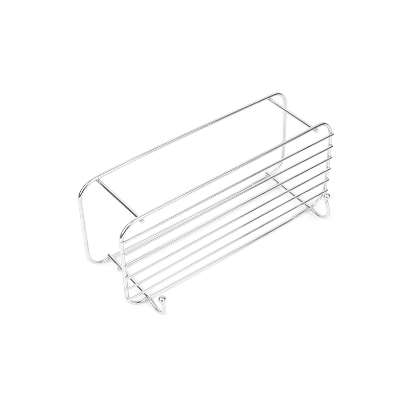 Selbstklebender Duschkorb aus Edelstahl mit Haken