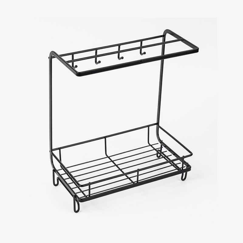 Küchenspüle-Caddy mit Schwamm- und Geschirrtuchhalter