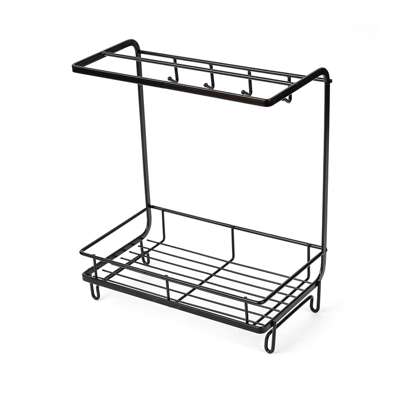 Küchenspüle-Caddy mit Schwamm- und Geschirrtuchhalter