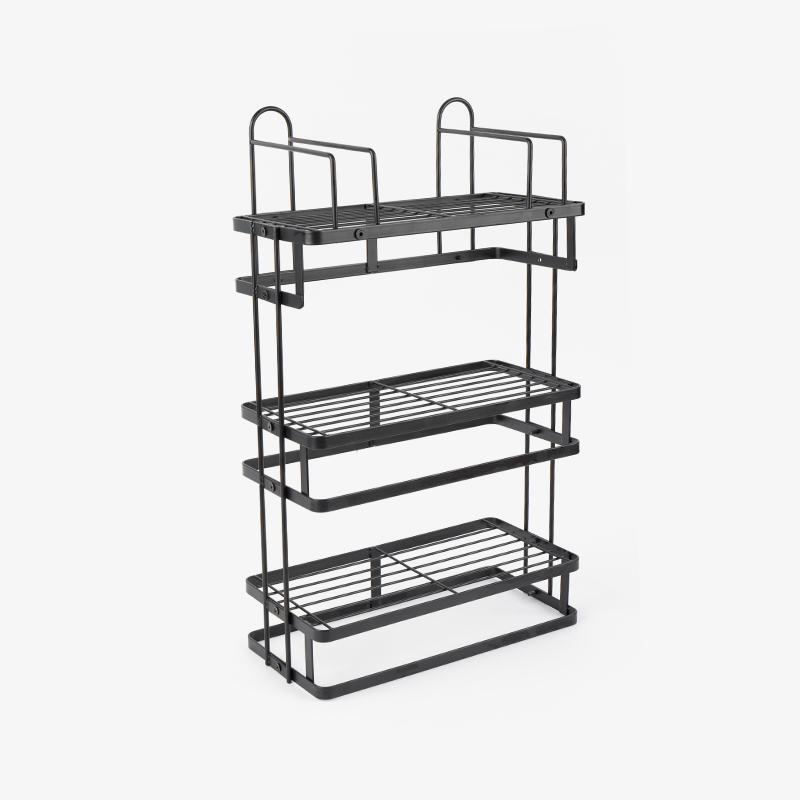 Verstellbares Aufbewahrungsregal aus Metall mit 3 Böden für Küche und Garage