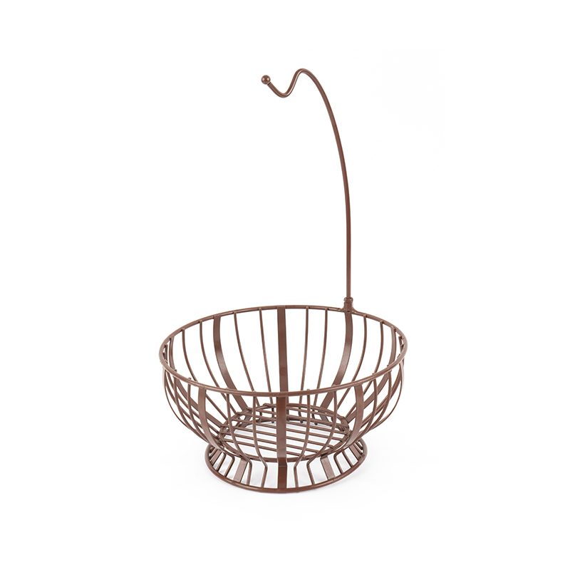 Obstkorb mit Bananenaufhänger für die Küche