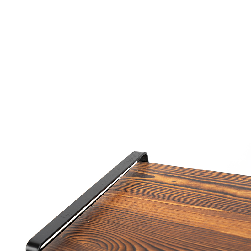 Rustikales Holz-Weinregal für Flaschen, kein Zusammenbau erforderlich