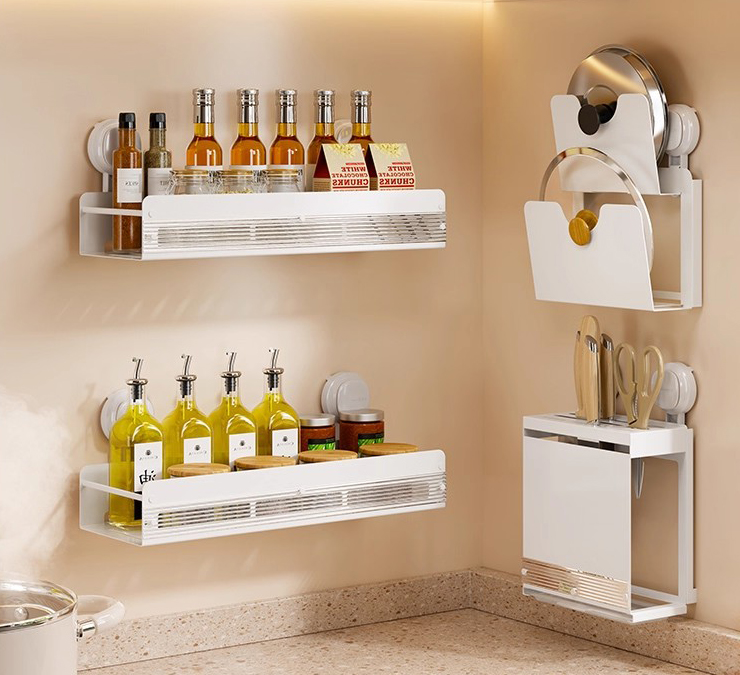 Küchenarbeitsplatten sind immer unordentlich? Wie viel Platz können Sie bei der Auswahl des richtigen Gewürzregals für die Küche sparen?